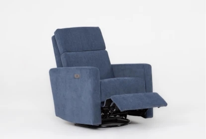 Power Swivel Glider Recliner with Track Arms