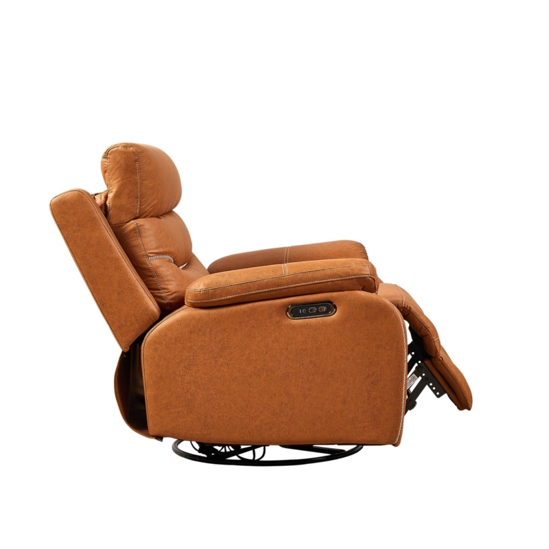 Power Swivel Recliner with Power Headrest and USB