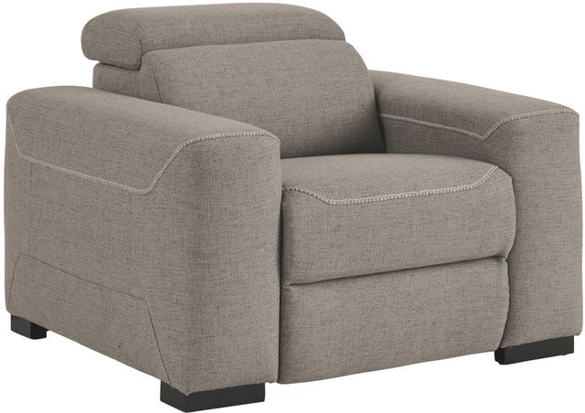 Recliner Chair Contemporary Track Arms with Contrast Stitching