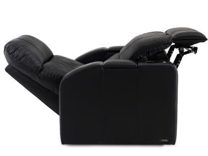 Recliner Chair Tiered Back Cushions Black Power Zero Gravity Seat