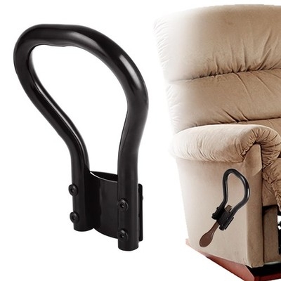 Recliner Handle Extender Matte Black Looped Grip Hardware