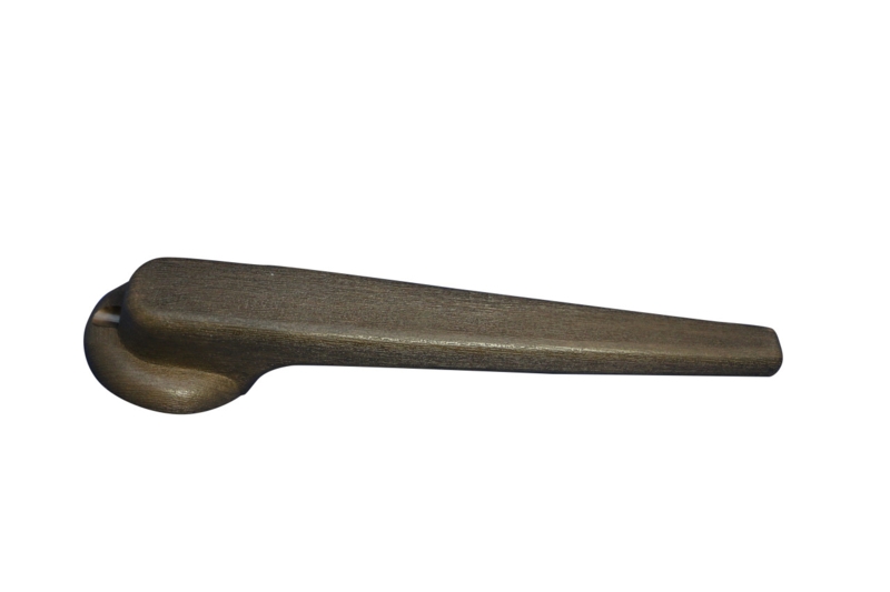 Recliner Handle Footrest Release Wood Grain Finish Tapered Lever Brown