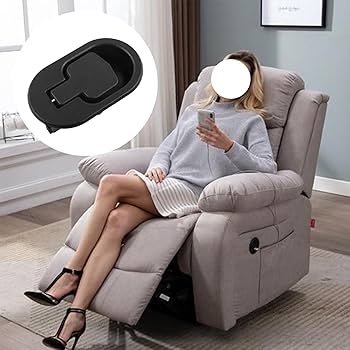 Recliner Handle Replacement Matte Black Pull Lever Furniture Part