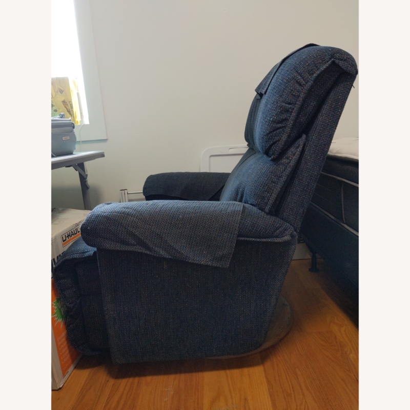 Recliner High Back with Cushioned Headrest and Rocking Base