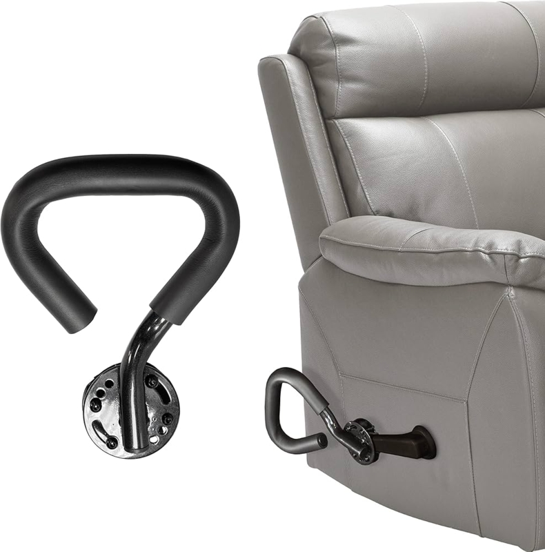 Recliner Lever Extender with Ergonomic Curved Padded Grip