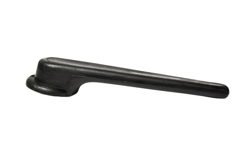 Recliner Lever Matte Black Plastic Contoured Handle Circular Base