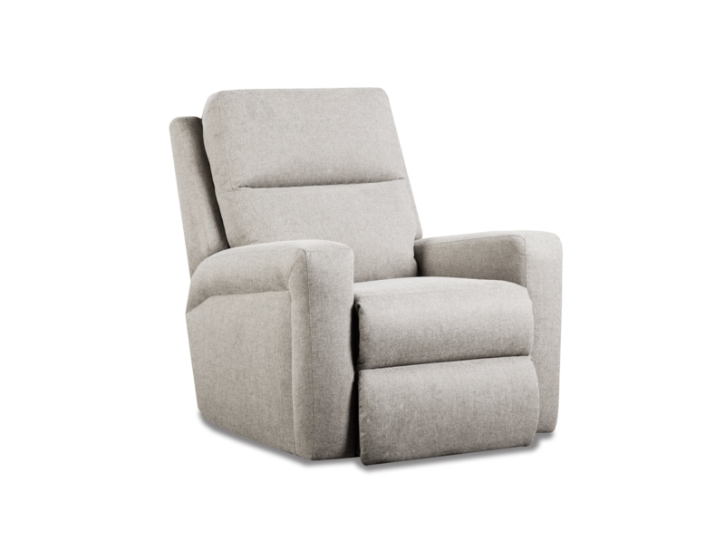 Recliner Platinum Padded Track Arms Horizontal Back Seam Modern