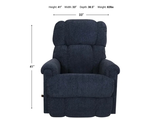 Recliner Winged Back with Overstuffed Silhouette Traditional
