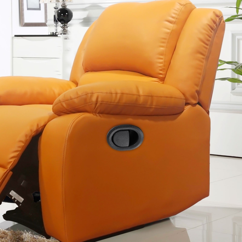 Replacement Recliner Handle, Matte Black Oval Recessed Design