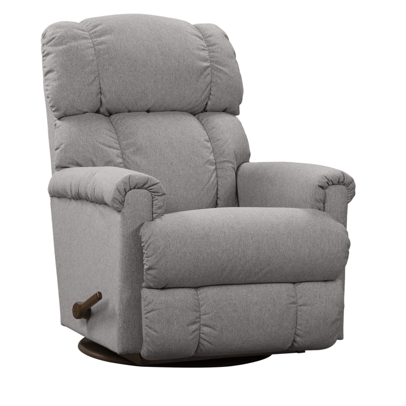 Rocker Recliner Heathered Fabric with Split Back Cushion
