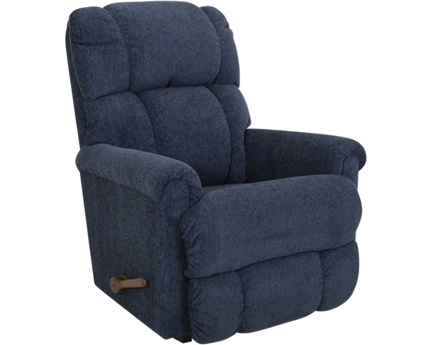 Rocker Recliner with Channeled Back and Manual Lever