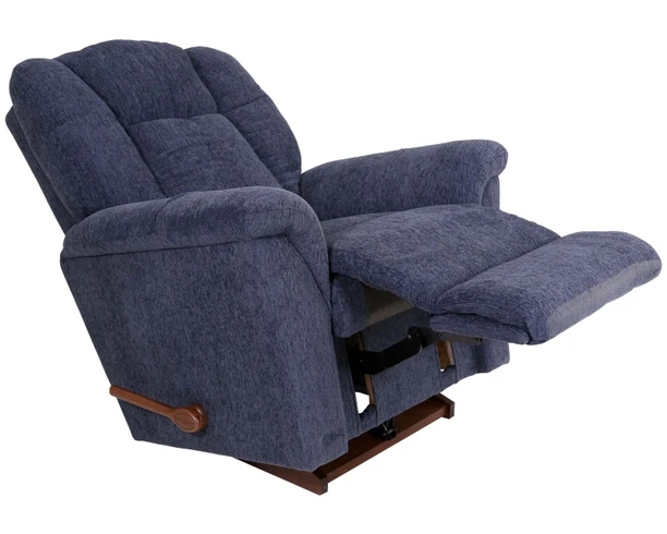 Rocker Recliner with Manual Side Lever and Padded Arms