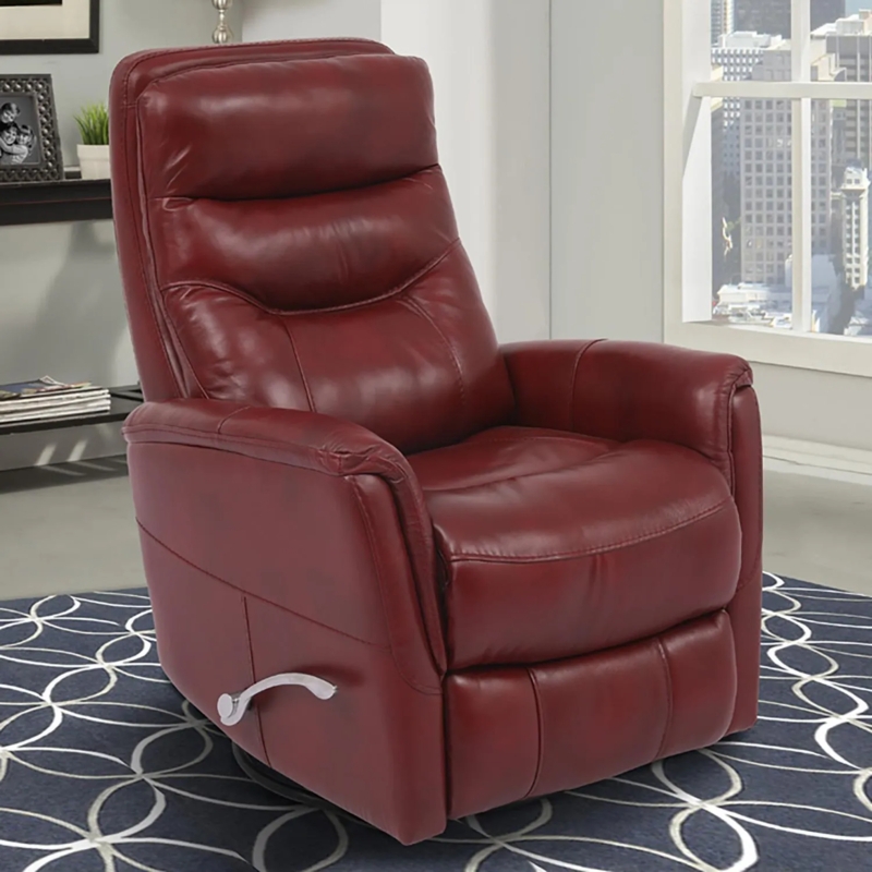 Rouge Manual Swivel Glider Recliner with Tiered Backrest