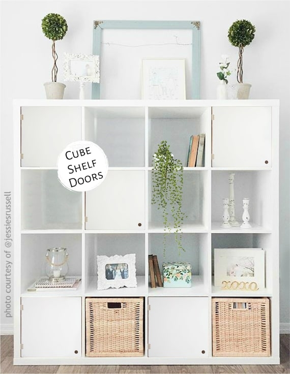 Shelf Insert Door Acrylic Handleless Minimalist Storage Upgrade Matte