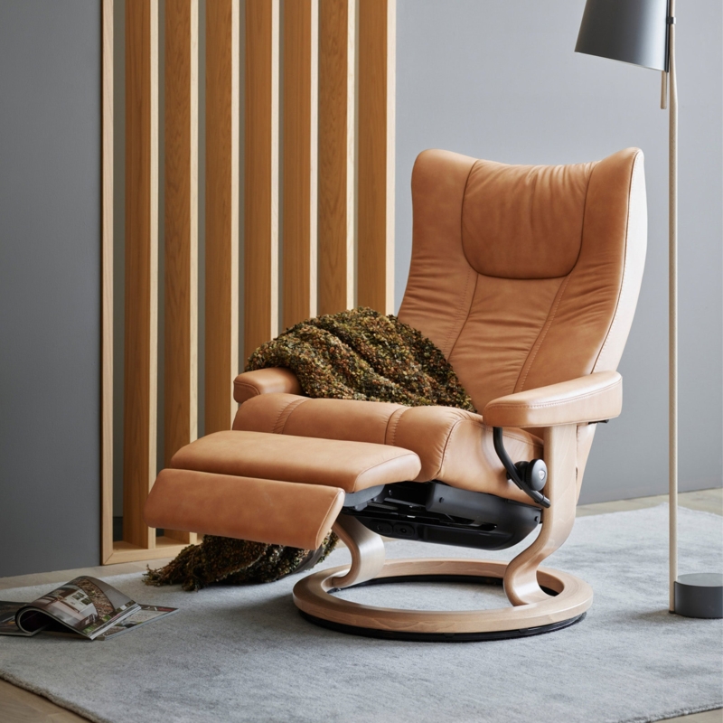 Stressless Wing Classic Power Recliner  Recliner Store