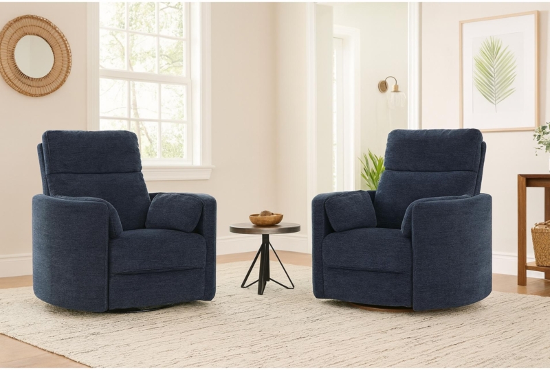 Track Arm Recliner for Transitional Living Room
