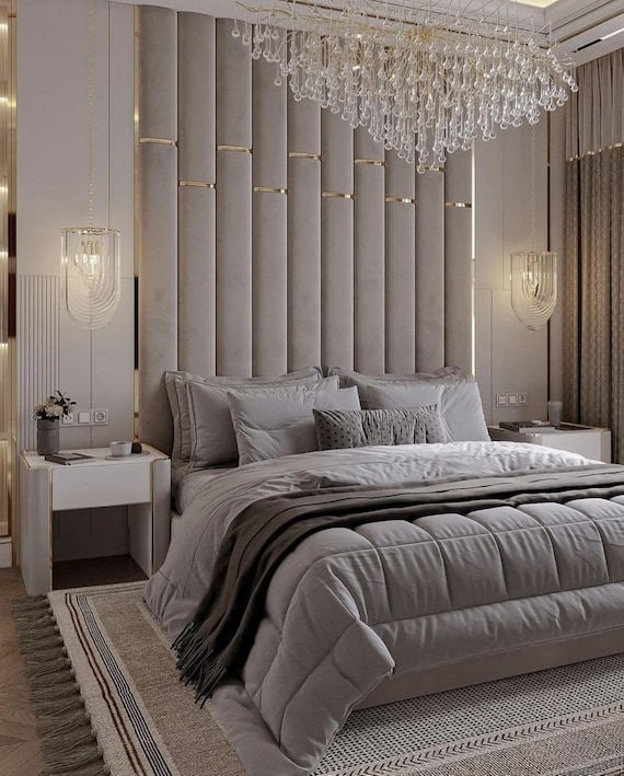 Upholstered Headboards Wall Panels & Bed Frames Any Size! Custom Made - Any  Design! Wall Decor Easy to Install - USA Company - Etsy