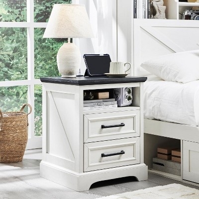 White : Nightstands & Bedside Tables : Target