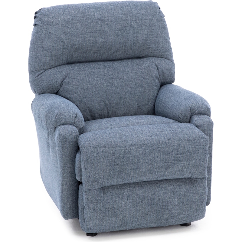 Woven Fabric Recliner with Split Backrest
