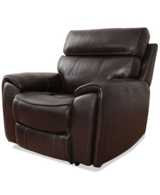 Zero Gravity Power Recliner Dark Brown Segmented Back