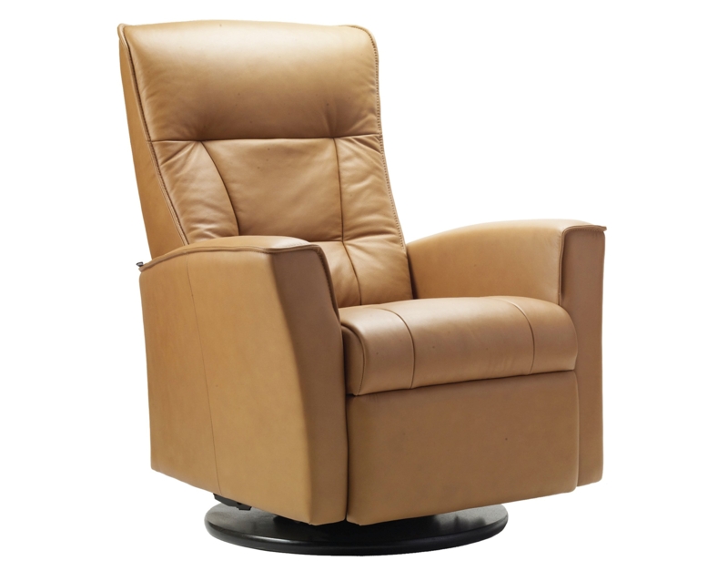Amazon.com: Fjords Ulstein Swivel Relaxer Recliner Norwegian Ergonomic  Scandinavian Lounge Power Reclining Chair Nordic Line Sandel Genuine  Leather by Hjellegjerde : Home & Kitchen