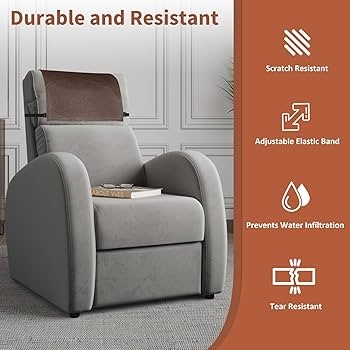 Amazon.com: SCNK Recliner Headrest Protector-Faux Leather Headrest Covers  for Recliners,Recliner Headrest Cover with Elastic Straps,Chair Headrest  Cover for Recliners Protector 17 x 27 in(Dark Brown) : Home & Kitchen
