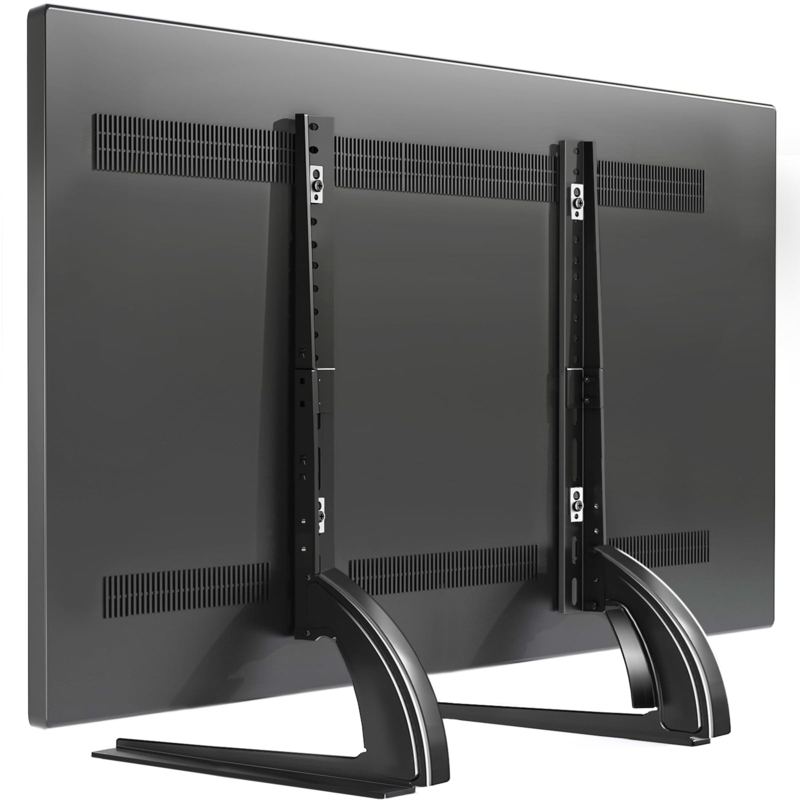 Amazon.com: TAVR Universal Table Top TV Stand Mount for 27 30 32 37 40 43  47 50 55 60 65 Inch LCD LED Flat/Curved Screen TVs, Height Adjustable TV  Legs, Strong TV