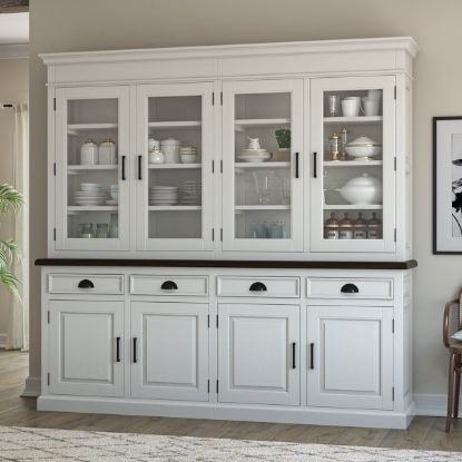 Dallas Ranch Solid Wood China Cabinet Dining Room Hutch