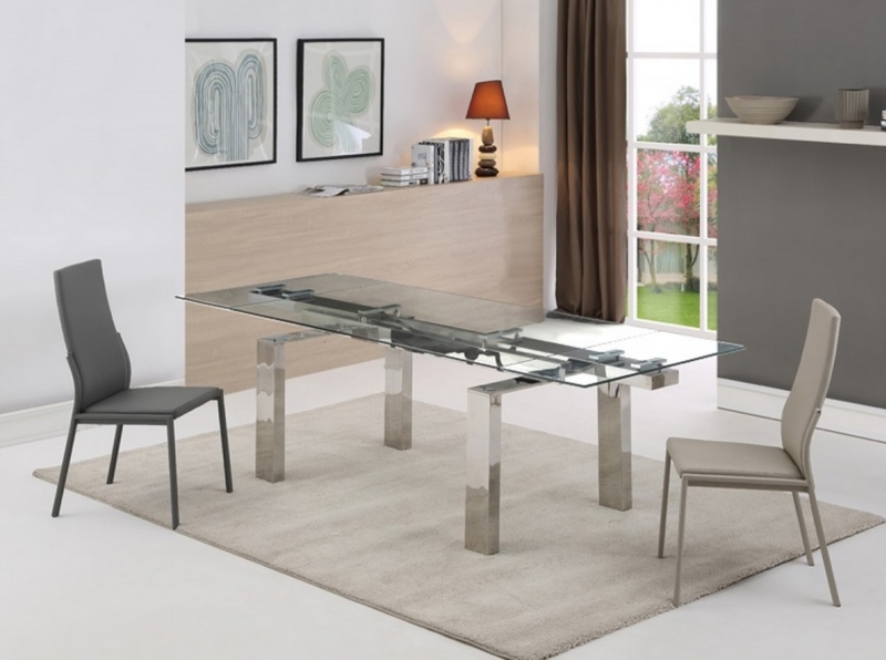 Glass Extendable Kitchen & Dining Tables