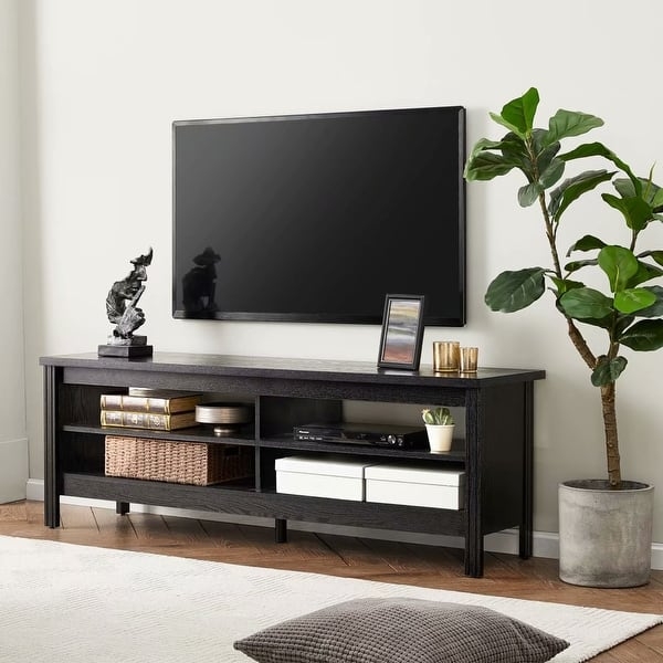 Extra Wide Minimalist TV Stand with Low Profile and Matte Finish