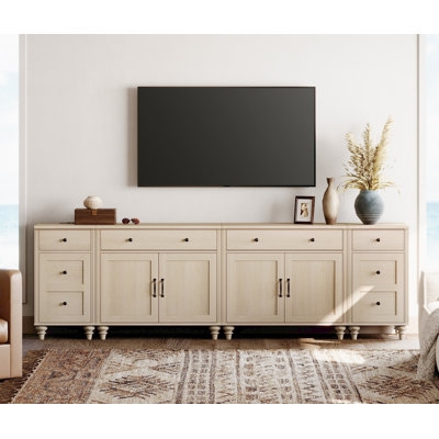 Farmhouse / Country TV Stands & Entertainment Centers for 80 inch TVs and  larger You'll Love | Wayfair