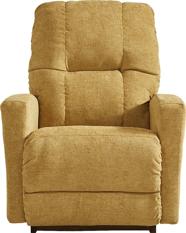 La-Z-Boy Casey III Sunflower Yellow Woven Dual Power Recliner | Rooms to Go