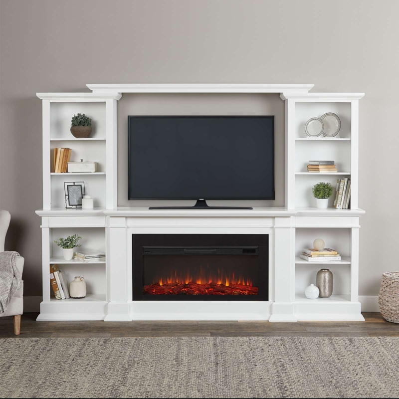 Large Traditional Entertainment Center with Symmetrical Piers