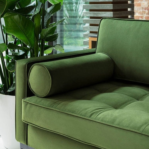 Living room looks with green sofas  Swyft