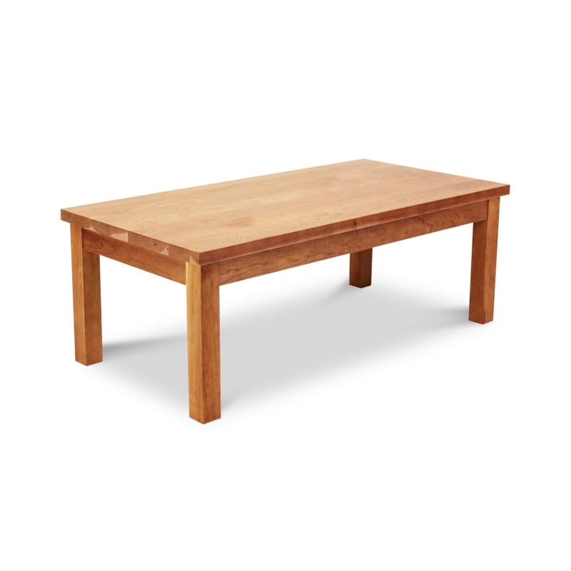 Mission Style Coffee Table with Slatted Sides and Open Base