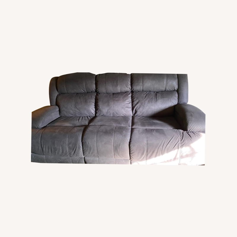 Plush Sofa with Segmented Backrest and Pillow Top Arms