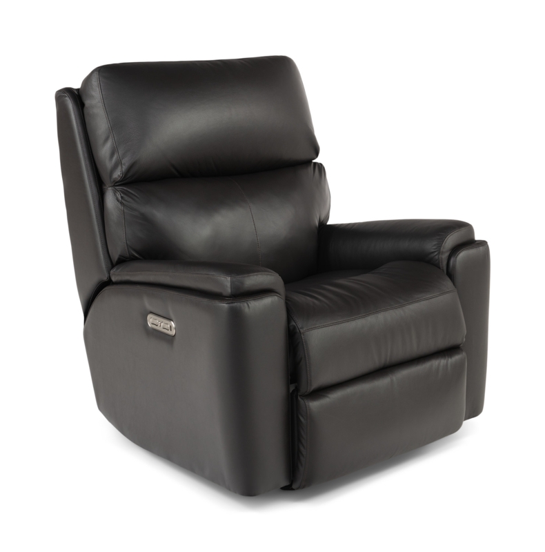 Power Rocker Recliner with Split Back and Side Power Controls