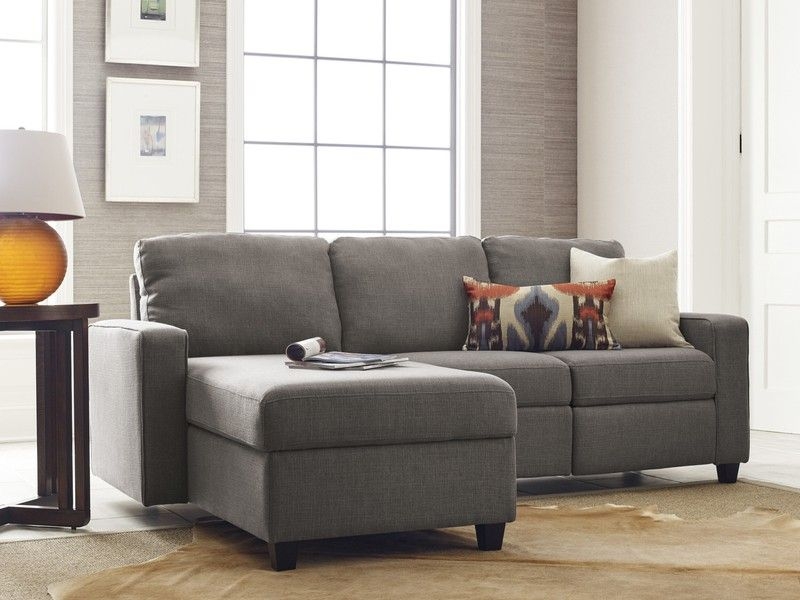Reclining Sectional Sofa with Integrated Chaise Lounge for Home Theater