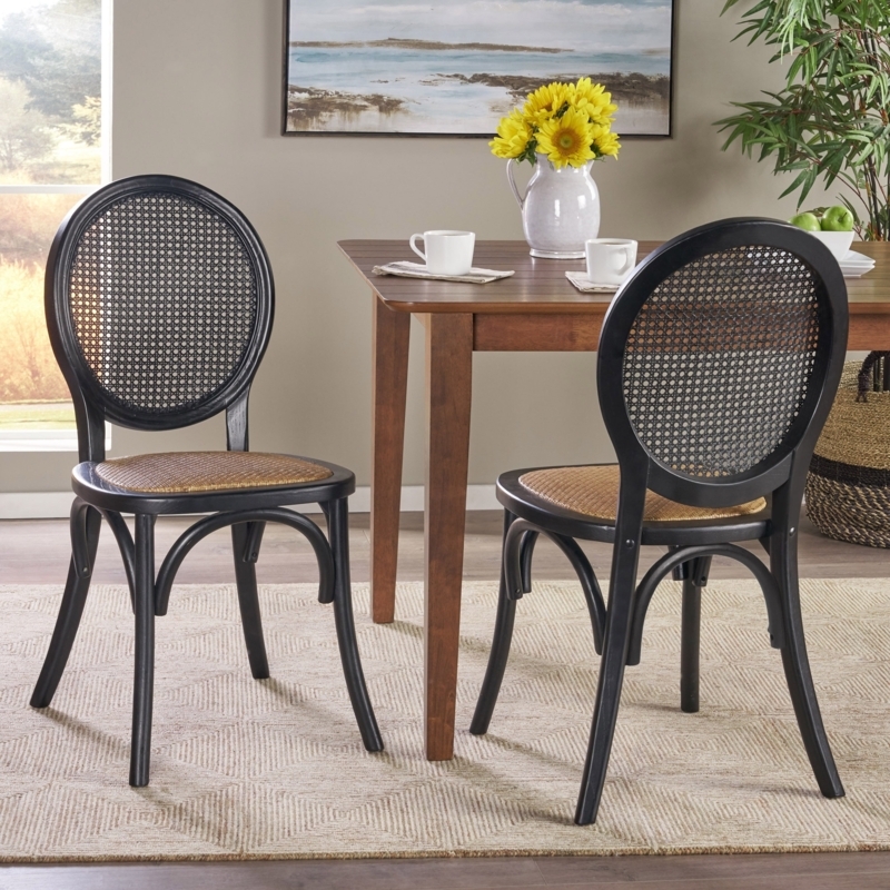 Round Back Bentwood Chairs with Matte Finish