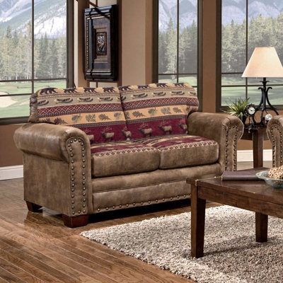 Rustic / Lodge Microfiber / Microsuede Sofas