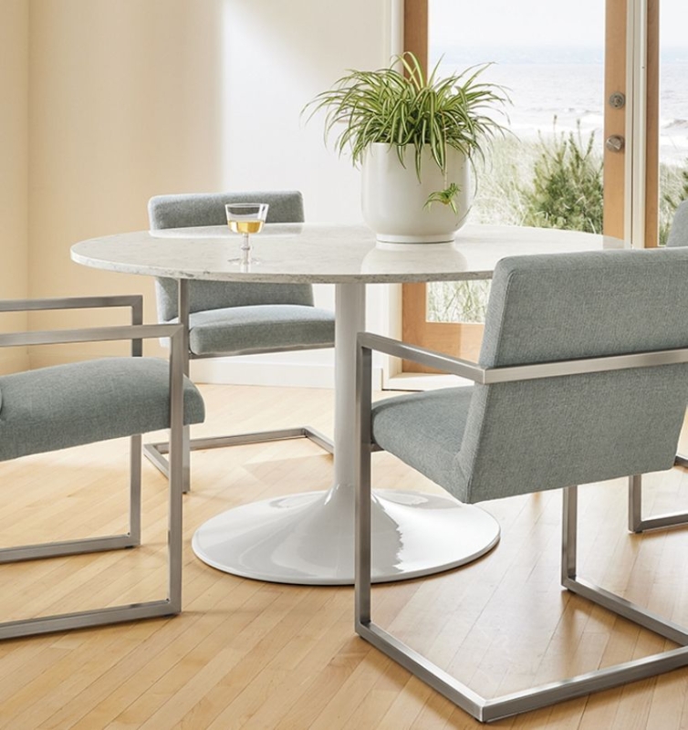 Scandinavian Dining Set Blonde Wood Table Spindle Chairs