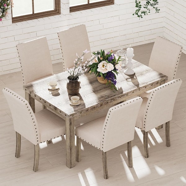 Seats 4 - Rectangle - Dining Room Sets - The Home Depot