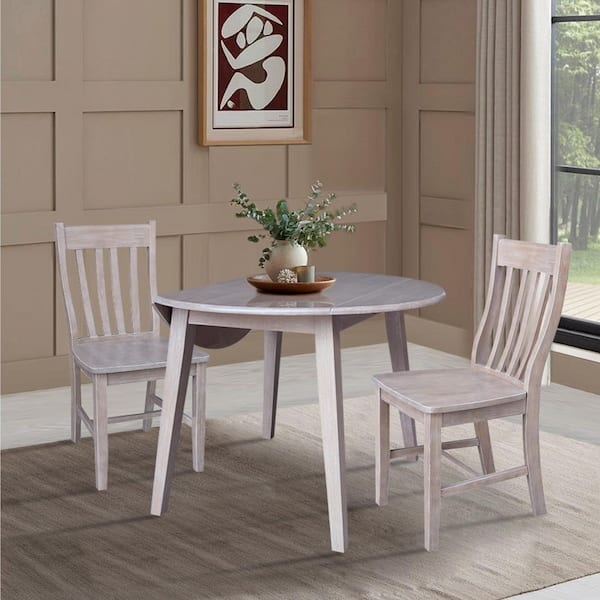 Self-Storing Leaf - Round - Kitchen & Dining Tables - The Home Depot