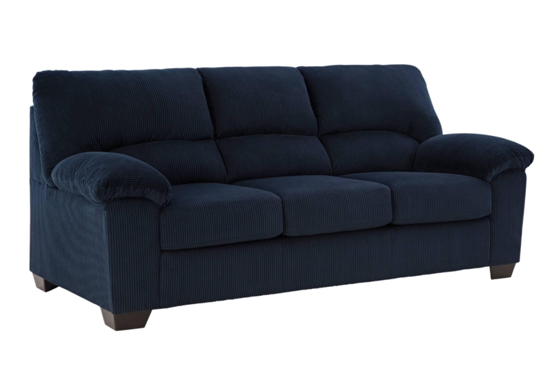 Sofa: Contemporary Style with Abstract Area Rug Context