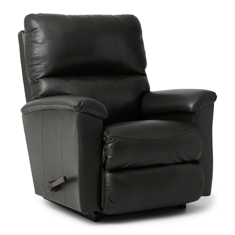 Traditional Manual Rocker Recliner with Padded Arms