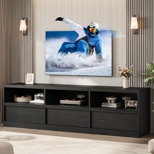 TV Stand Six Compartment Design Extra Wide Extra Wide TV Stand Storage