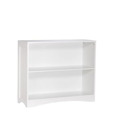 2-shelf Bookcase Matte Finish Thick Frame Profile Modern Minimalist