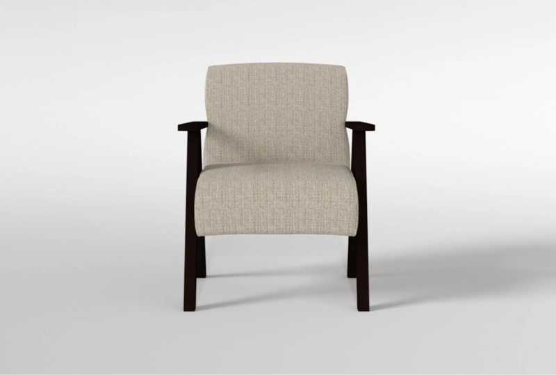 Accent Chair Botanical Floral Print Tapered Legs Bedroom Armchair