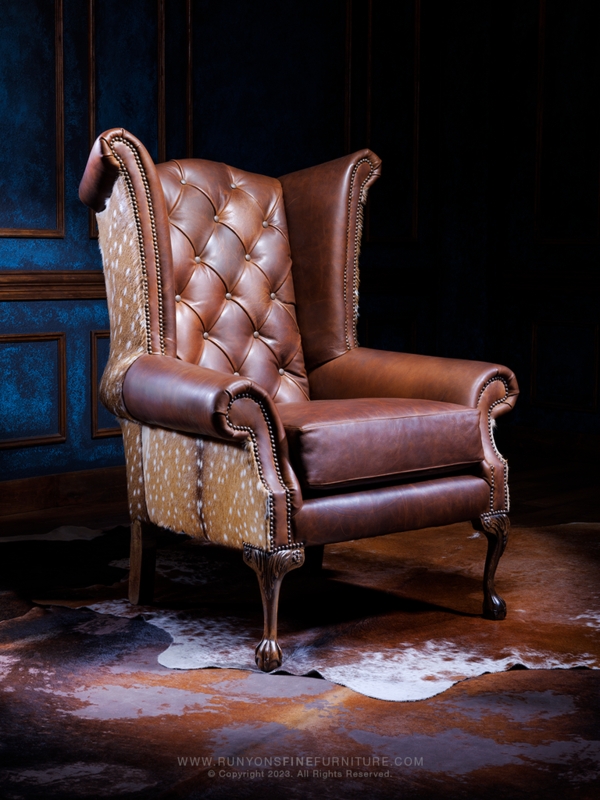 Accent Chair Cognac Swivel Base Modern Silhouette