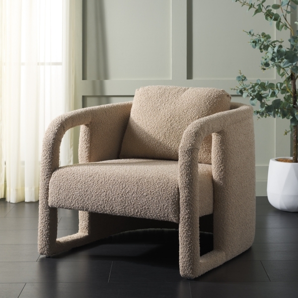 Accent Chair Diamond Quilted Upholstery Black Sled Base Armless Seating